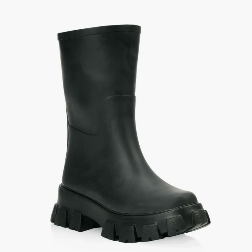 NWT ILSE JACOBSEN 3/4 RUBBER MOON CHELSEA BOOTS EURO 37